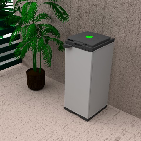 Mobiler Abfallbehälterhalter für die Abfallsammlung Mr.C