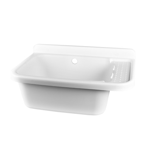 Waschbecken für Außenbereich Wandmontage aus Harz 50x35x24cm Sink 50 Aktion