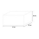 Waschbecken aus Harz für die Waschküche mit Halterung Basis 60x50cm Sales
