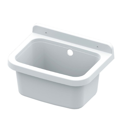 Wandwaschbecken aus Harz für Wäsche Garten 39x39x24cm Sink 40 Aktion