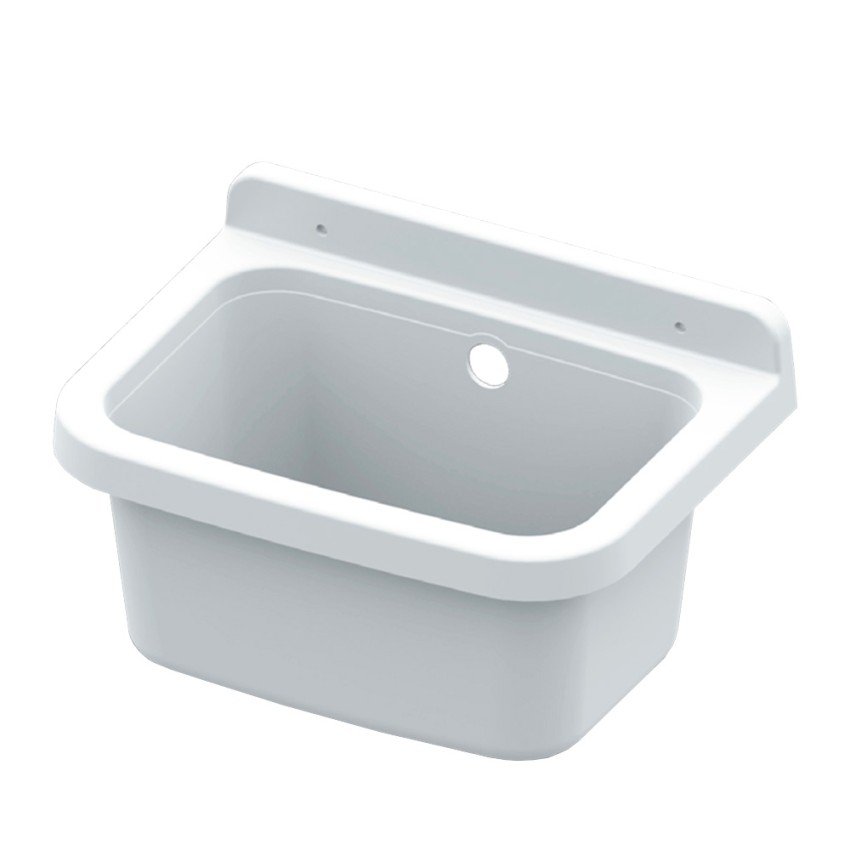 Wandwaschbecken aus Harz für Wäsche Garten 39x39x24cm Sink 40 Aktion