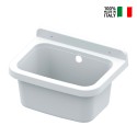 Wandwaschbecken aus Harz für Wäsche Garten 39x39x24cm Sink 40 Verkauf