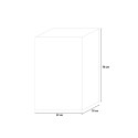 Waschschrank 39x39x78cm für Waschtisch, 1 Tür, Weiß, Mini Angebot