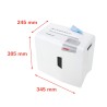 Aktenvernichter Büro CD/DVD Shredder 4,5 x 30 mm X5 Shredstar HSM Eigenschaften