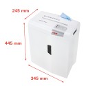 Büro-Aktenvernichter 10 Blatt CD-Schredder 4,5 x 30mm X10 Shredstar HSM Modell