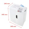 Büro-Aktenvernichter 10 Blatt CD-Schredder 4,5 x 30mm X10 Shredstar HSM Modell