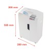 Büro-Aktenvernichter Papier- und CD-Schredder 13 Blatt 4 x 37mm X13 Shredstar HSM Modell