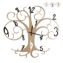 Handgefertigte Wanduhr Albero Della Vita Big 80x75cm Ceart Aktion
