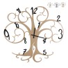 Handgefertigte Wanduhr Albero Della Vita Big 80x75cm Ceart Aktion
