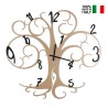 Handgefertigte Wanduhr Albero Della Vita Big 80x75cm Ceart Rabatte