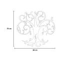 Handgefertigte Wanduhr Albero Della Vita Big 80x75cm Ceart Maße