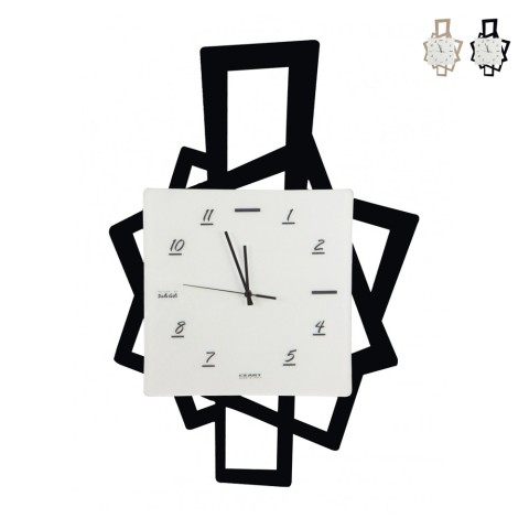Moderner handgefertigter Wanduhr für Wohnzimmer Quadri Ceart Aktion