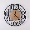 Große runde Wanduhr 60cm modern Ilenia Ceart Maße