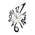 Moderner Wanduhr aus Metall Handgefertigt mit Zahlen Ceart Auswahl