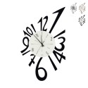 Moderner Wanduhr aus Metall Handgefertigt mit Zahlen Ceart Aktion