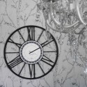 Moderne klassische industrielle Wanduhr rund 80cm Ruota Ceart Sales