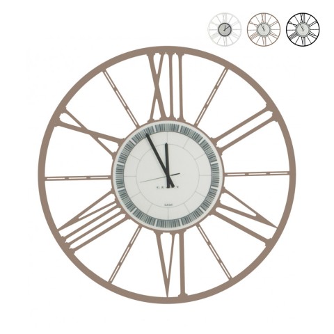 Moderne klassische industrielle Wanduhr rund 80cm Ruota Ceart Aktion