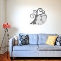 Moderner handgefertigter Wandmetalluhr Ramo Della Vita Ceart Angebot