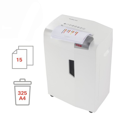 Professioneller Aktenvernichter für Büro, 4 x 37 mm, X15 Shredstar HSM Aktion