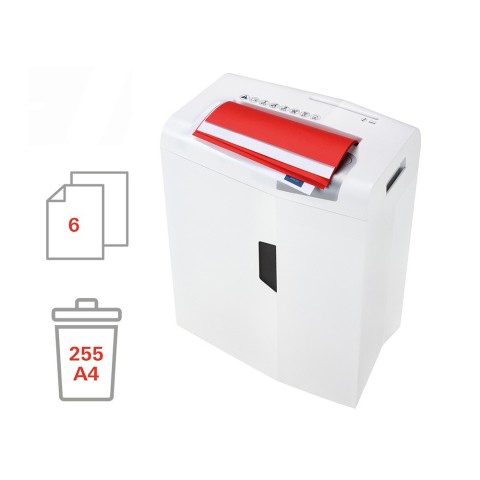 Aktenvernichter Büro Schredder 2x15mm 6 Blatt X6pro Shredstar HSM Aktion