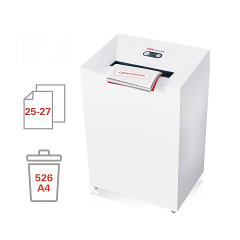 Aktenvernichter Büro Shredder 25-27 Blatt 5,8 mm Pure 530 HSM Aktion