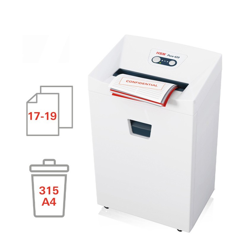 Professioneller Büro-Aktenvernichter 3,9mm CD/DVD Pure 420 HSM Aktion