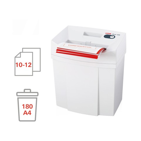 Aktenvernichter für Zuhause & Büro, Streifenschnitt 3,9mm Pure 120 HSM Aktion