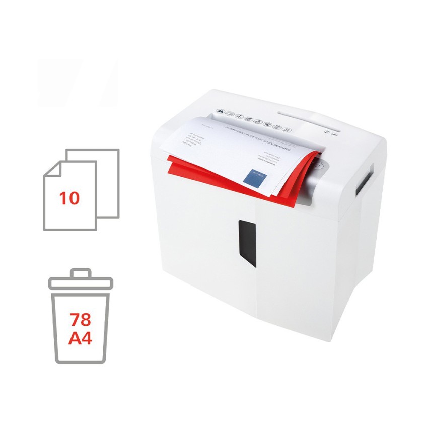 Büro Aktenvernichter 10 Blätter 6mm CD S10 Shredstar HSM Aktion Büro Aktenvernichter 10 Blätter 6mm CD S10 Shredstar HSM Aktion