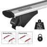 Menabò Leopard L Silber Universal-Dachträger für Autos mit integrierten/relierten Dachrelingen Angebot