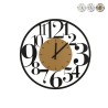 Große runde Wanduhr 60cm modern Ilenia Ceart Aktion