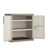Wäscheschrank Aufbewahrungsschrank 2 Regalböden Excellence XL Basso Keter Angebot