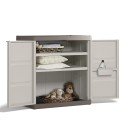 Wäscheschrank Aufbewahrungsschrank 2 Regalböden Excellence XL Basso Keter Sales