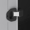 Garten-Außenschrank mit 5 Regalböden, grau-schwarz, Titan Alto XL Keter Katalog