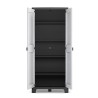 Garten-Außenschrank mit 5 Regalböden, grau-schwarz, Titan Alto XL Keter Angebot