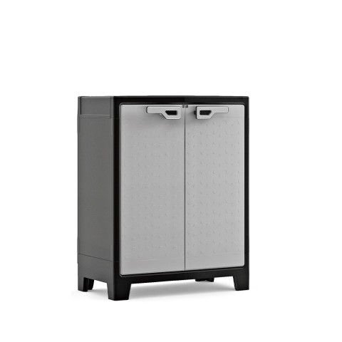 Garten-, Keller- und Waschraumschrank mit 2 Einlegeböden Titan Basso XL Keter Aktion