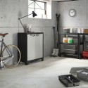 Garten-, Keller- und Waschraumschrank mit 2 Einlegeböden Titan Basso XL Keter Verkauf