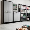 Garten-, Keller- und Waschraumschrank mit 2 Einlegeböden Titan Basso XL Keter Sales