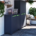 Mehrzweck-Außenschrank mit 2 verstellbaren Einlegeböden Moby Basso XL Keter Verkauf