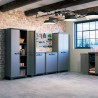 Garten-Schrank mit 3 verstellbaren Regalböden, vielseitig verwendbar, Outdoor Stilo Alto Keter Eigenschaften