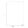 Garten-Schrank mit 3 verstellbaren Regalböden, vielseitig verwendbar, Outdoor Stilo Alto Keter Maße