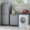 Mehrzweck-Besenhalter-Schrank mit 3 verstellbaren Ablagen Stilo Keter Lagerbestand