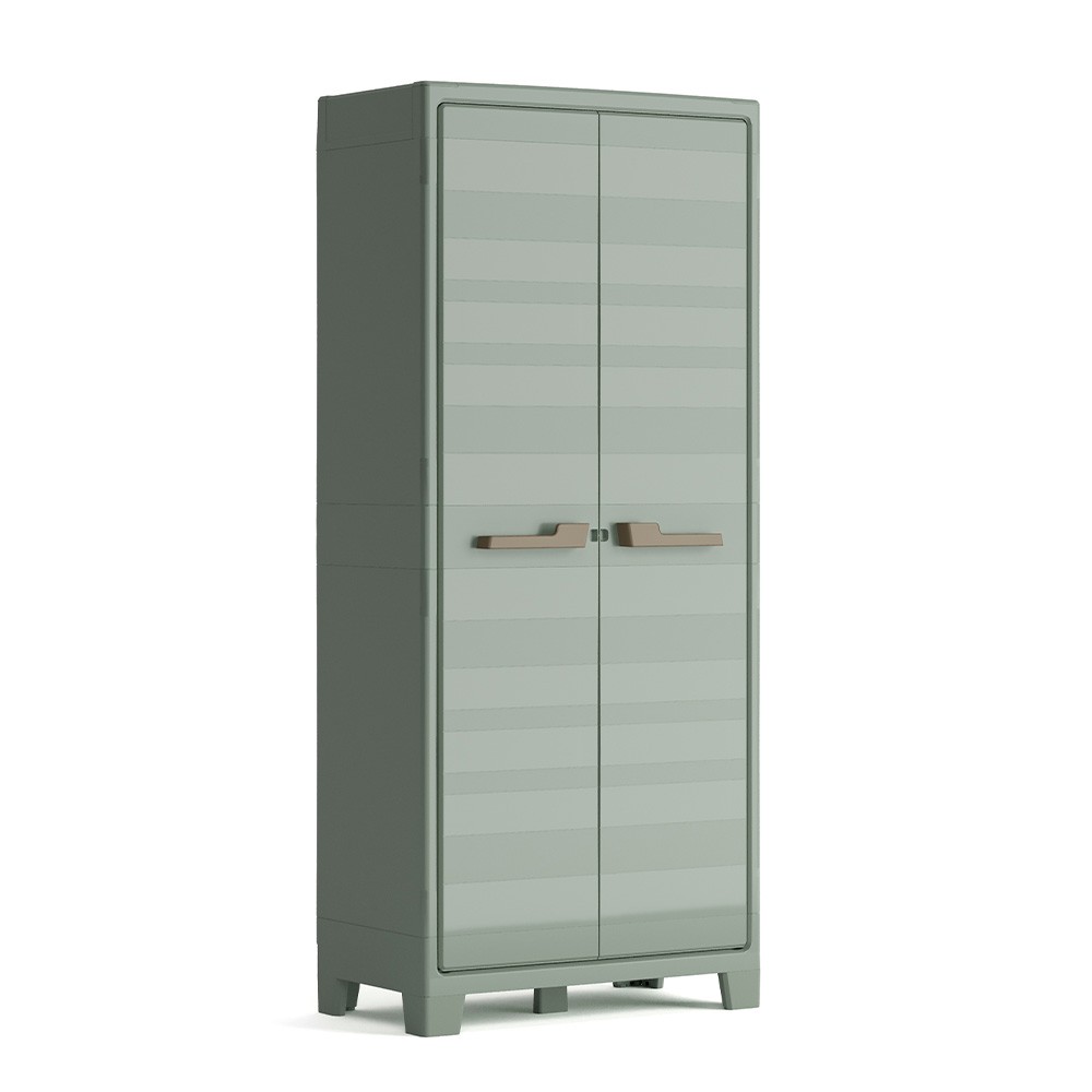 Keter Planet Outdoor Multispace Schrank mit 8 verstellbaren Einlegeböden außen