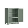 Keter Planet Outdoor Niedriger Gartenschrank mit 2 Einlegeböden Angebot