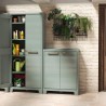 Keter Planet Outdoor Niedriger Gartenschrank mit 2 Einlegeböden Verkauf