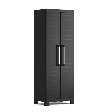 Keter Schrank für Garage, 4 Einlegeböden, schwarz, Modell Detroit Alto Aktion
