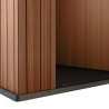 Gartenhaus Holzoptik aus PVC-Harz 125x184x205cm Darwin 4x6 Keter Modell