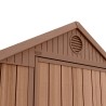 Gartenhaus Holzoptik aus PVC-Harz 125x184x205cm Darwin 4x6 Keter Lagerbestand