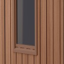 Gartenhaus Holzoptik aus PVC-Harz 125x184x205cm Darwin 4x6 Keter Eigenschaften