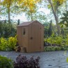 Gartenhaus Holzoptik aus PVC-Harz 125x184x205cm Darwin 4x6 Keter 