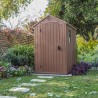 Gartenhaus Holzoptik aus PVC-Harz 125x184x205cm Darwin 4x6 Keter Angebot